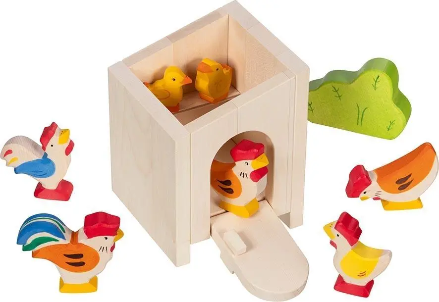 Bild: 4013594806152 | Kleiner Stall, montiert | 16 x 15 x 18,5 cm, Holz, per Stück | 80615