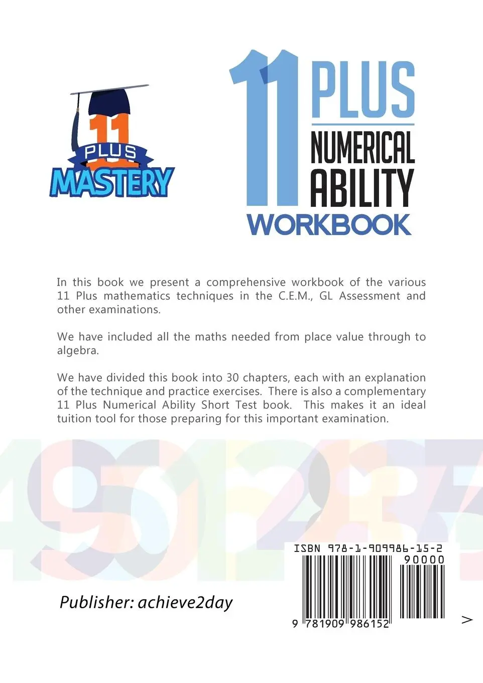 Rückseite: 9781909986152 | 11 Plus Numerical Ability Workbook | Christine R Draper | Taschenbuch