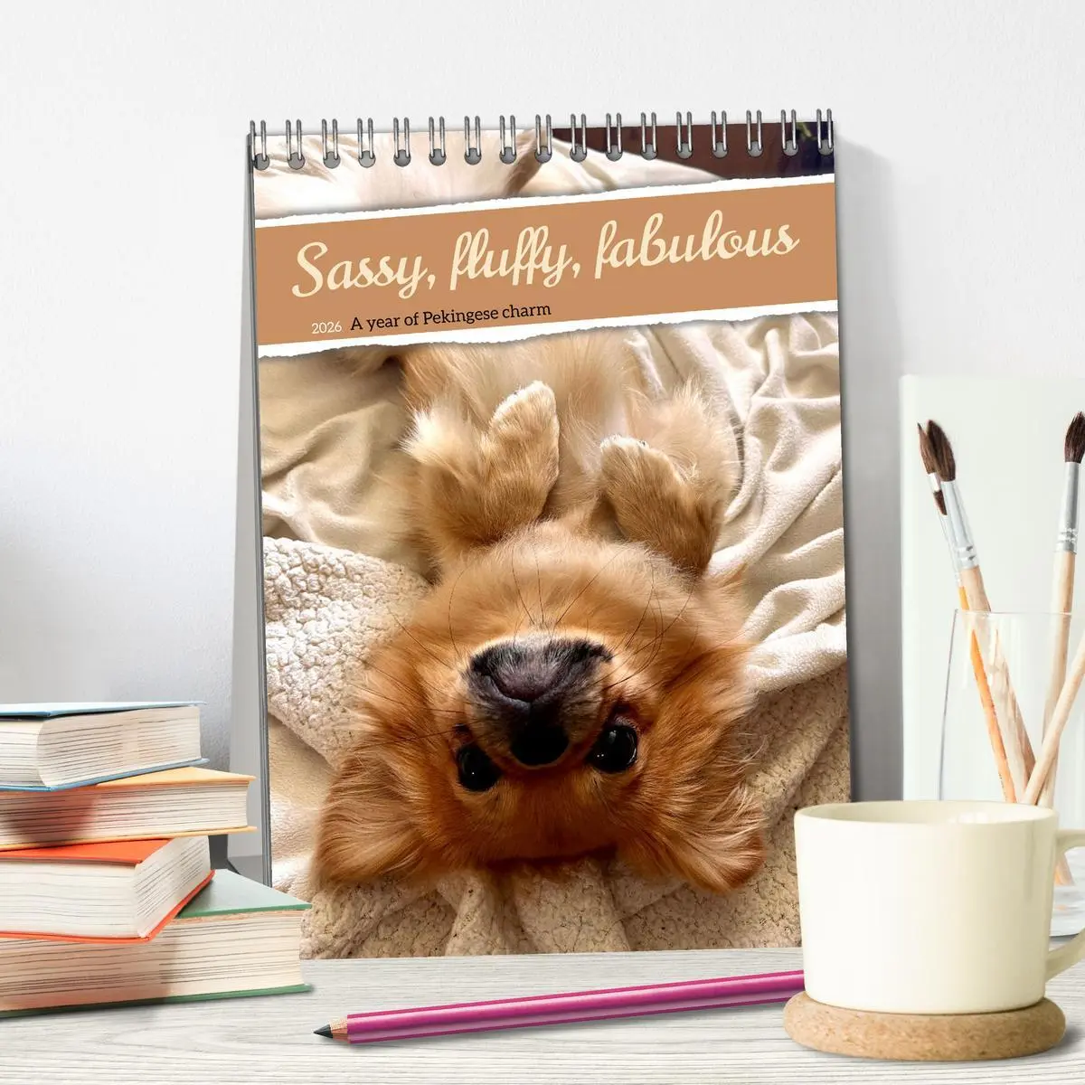 Bild: 9783457256152 | Sassy, fluffy, fabulous - A year of Pekingese charm (Desk Calendar...