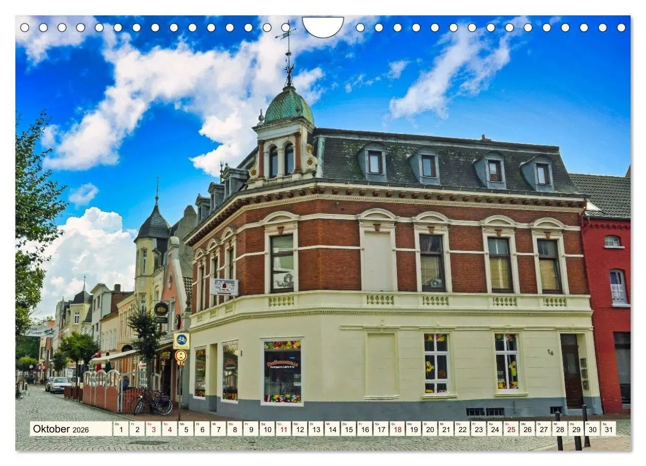 Bild: 9783516656152 | Charmante Stadt - LEER (Wandkalender 2026 DIN A4 quer), CALVENDO...