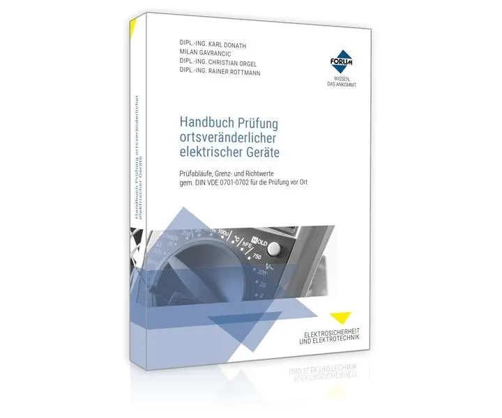 Cover: 9783963146152 | Handbuch Prüfung ortsveränderlicher elektrischer Geräte | Taschenbuch