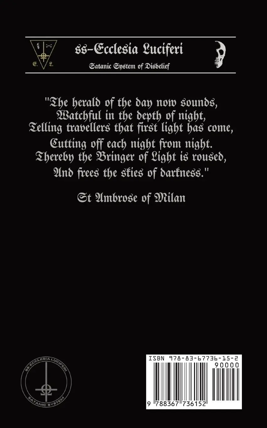 Rückseite: 9788367736152 | Pseudoevangelium Secundum Luciferi | Gospel of the Antichrist | Lcf Ns