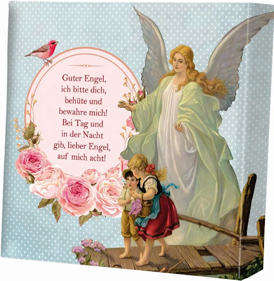 Cover: 4036526706252 | Leinwandbild "Schutzengel" | Lieferung in Geschenkverpackung | Holz