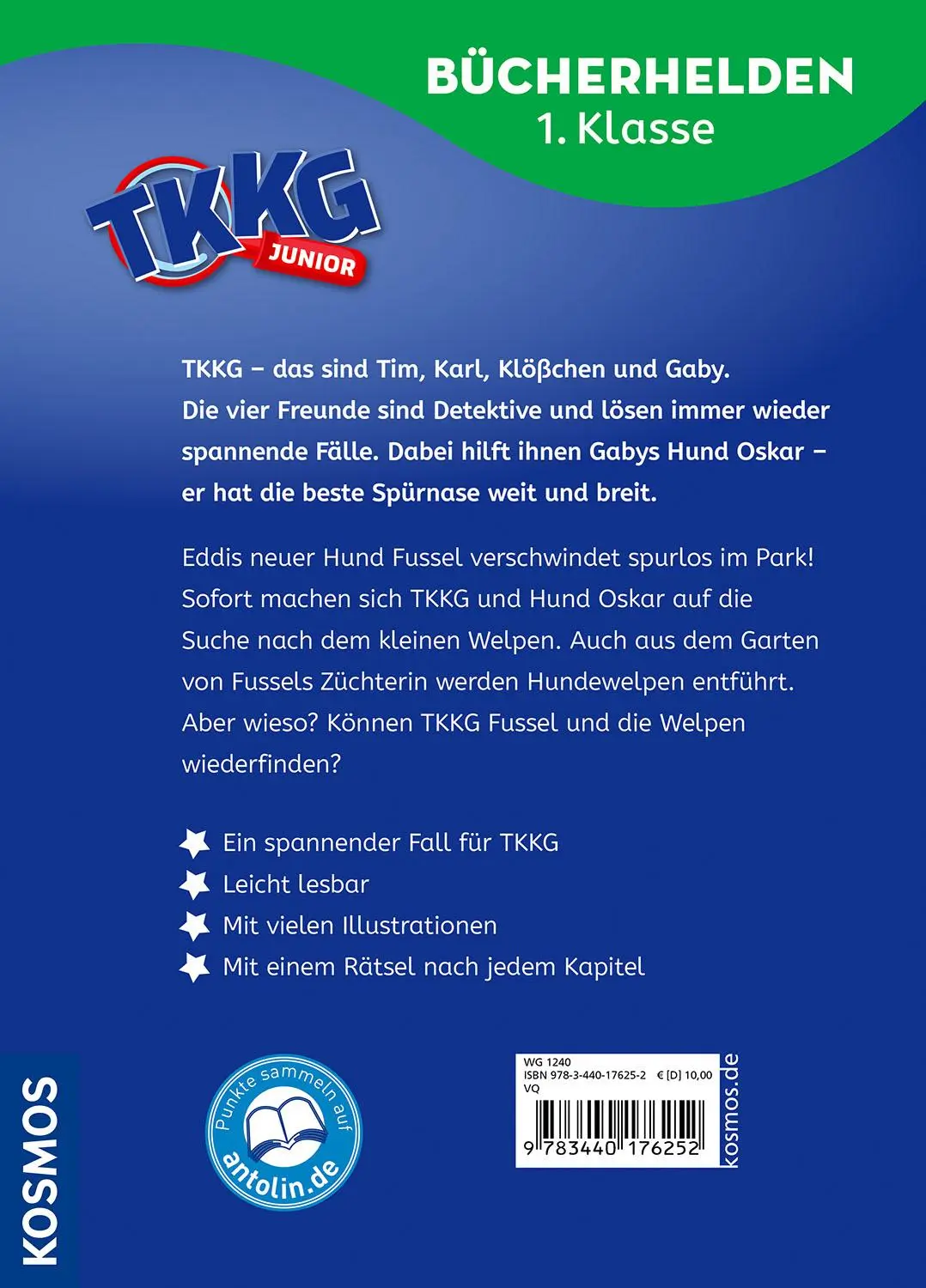 Bild: 9783440176252 | TKKG Junior, Bücherhelden 1. Klasse, Hilfe für die Welpen | Vogel