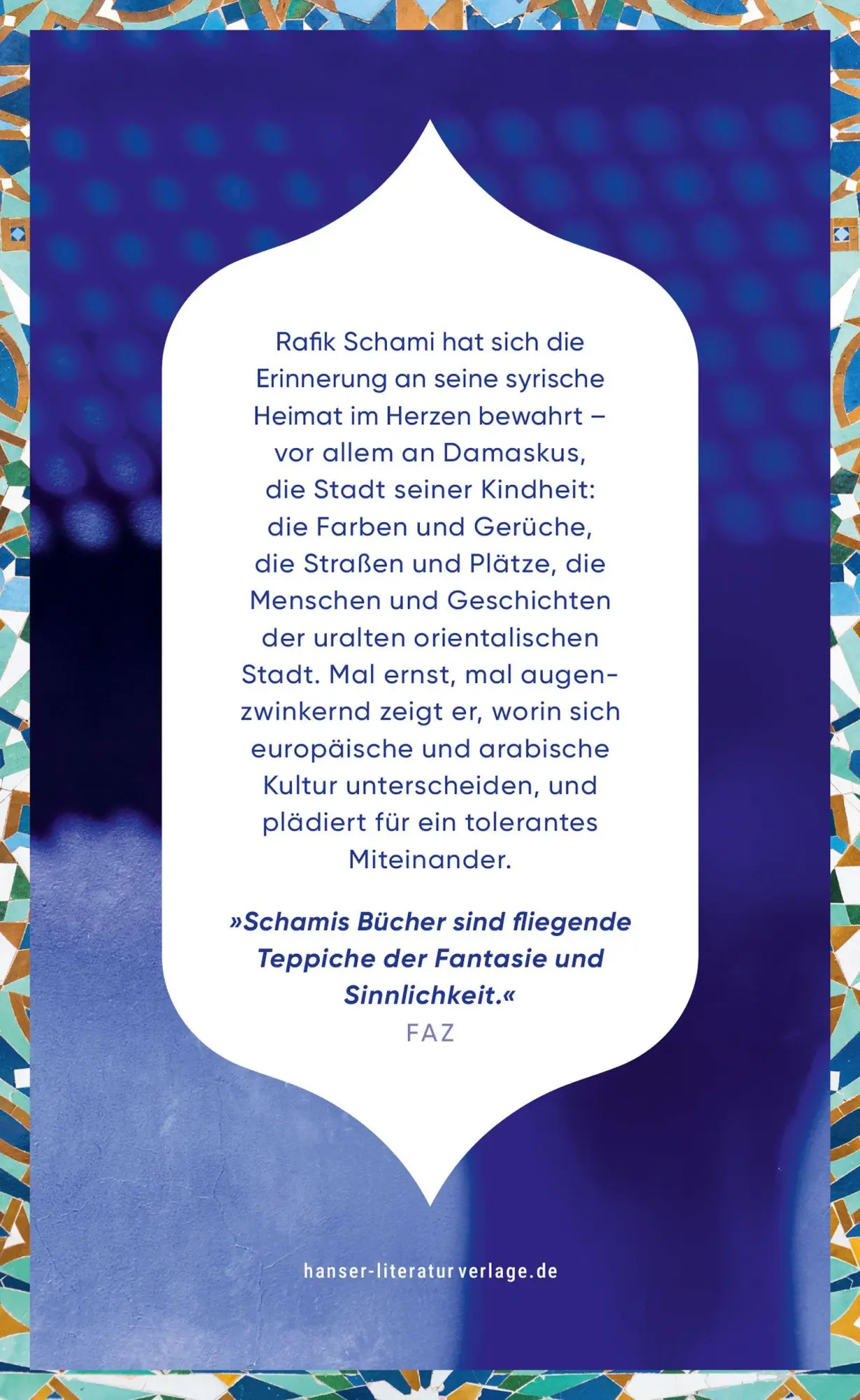 Bild: 9783446286252 | Damaskus im Herzen und Deutschland im Blick | Rafik Schami | Buch