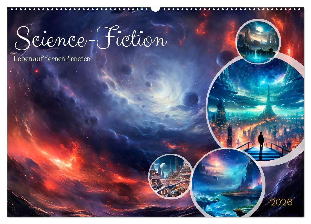 Cover: 9783457486252 | SCIENCE-FICTION Leben auf fernen Planeten (Wandkalender 2026 DIN A2...