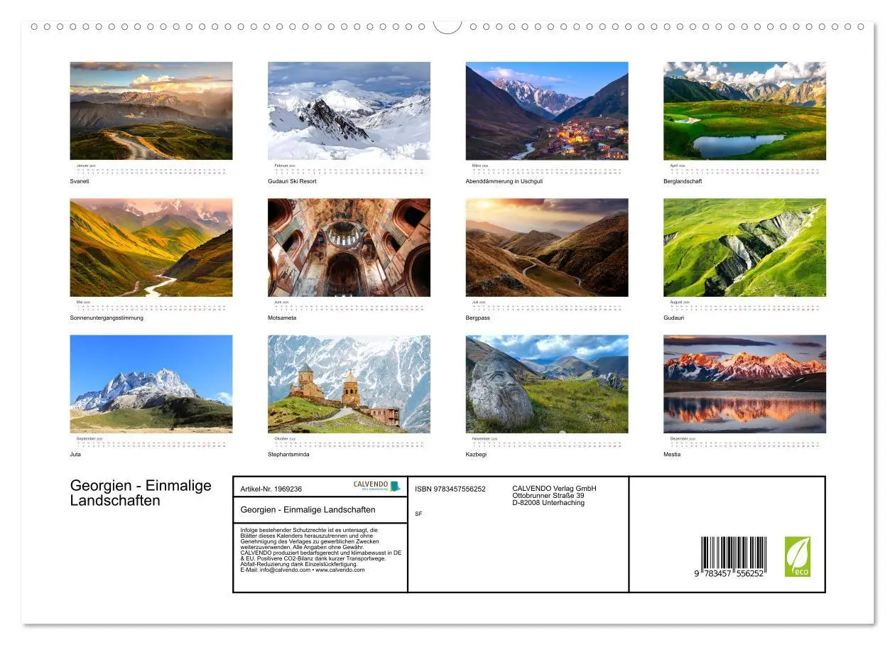 Bild: 9783457556252 | Georgien - Einmalige Landschaften (hochwertiger Premium...