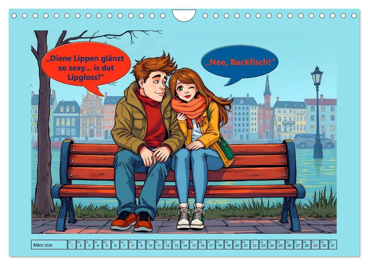 Bild: 9783516646252 | Plattdütsche Cartoons (Wandkalender 2026 DIN A4 quer), CALVENDO...