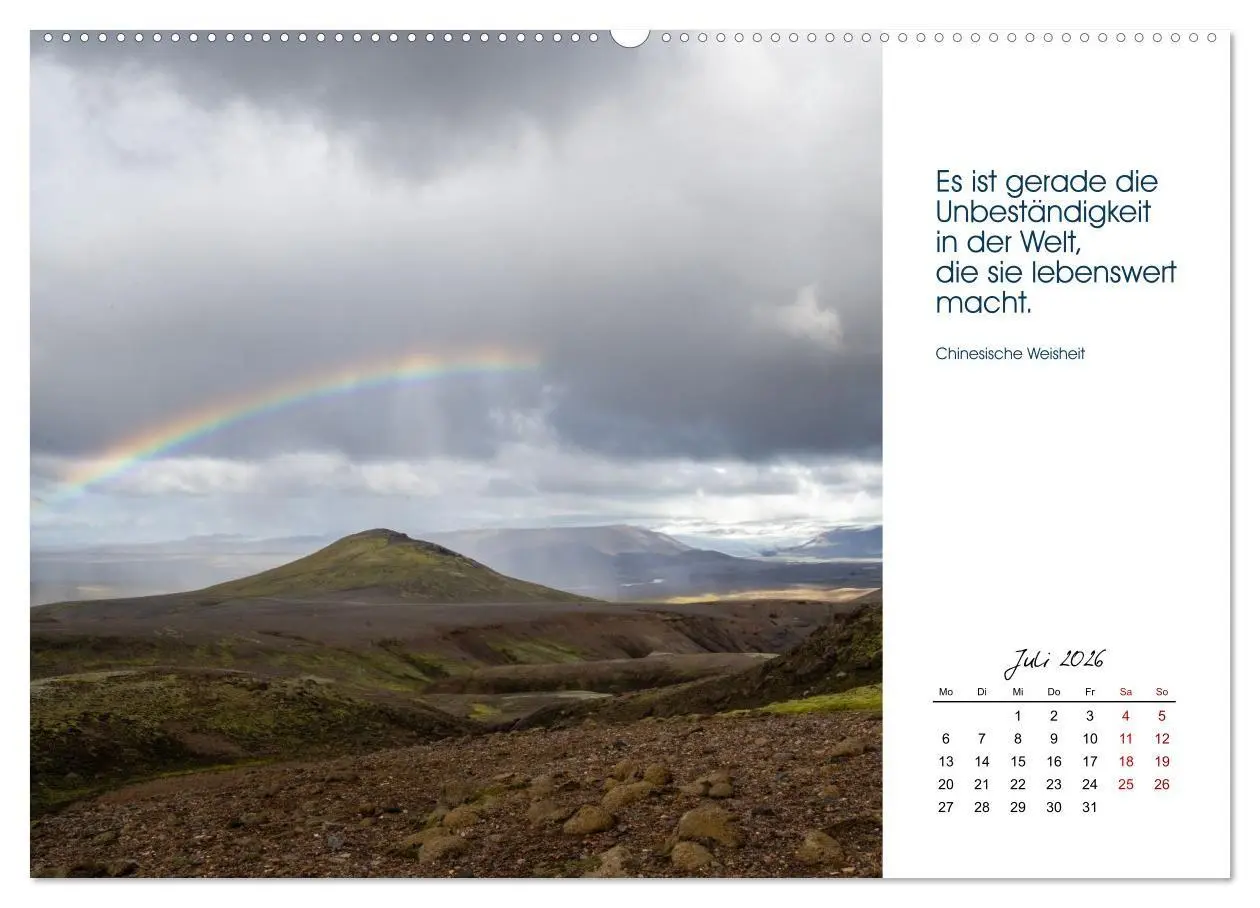 Bild: 9783516716252 | Insel der Elemente - Island in Bildern und Gedanken (Wandkalender...