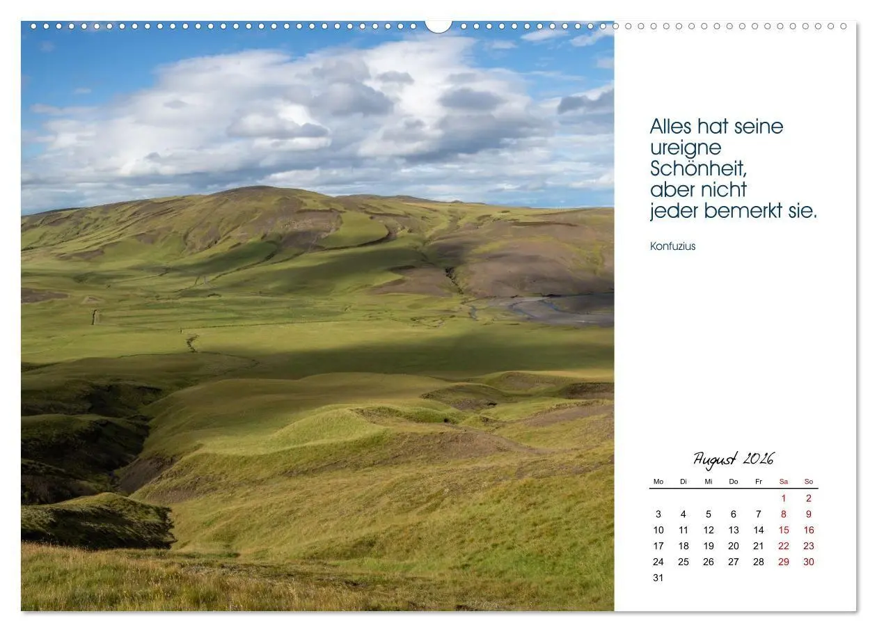 Bild: 9783516716252 | Insel der Elemente - Island in Bildern und Gedanken (Wandkalender...