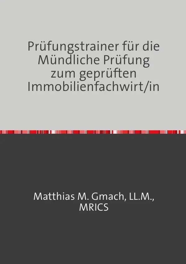 Cover: 9783759816252 | Prüfungstrainer für die Mündliche Prüfung zum geprüften...