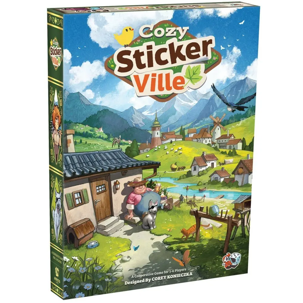 Cover: 841333136352 | Cozy Stickerville | Corey Konieczka | Spiel | UNGD0004 | 2026