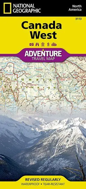 Cover: 9781566956352 | Canada West Map | National Geographic Maps | (Land-)Karte | Englisch