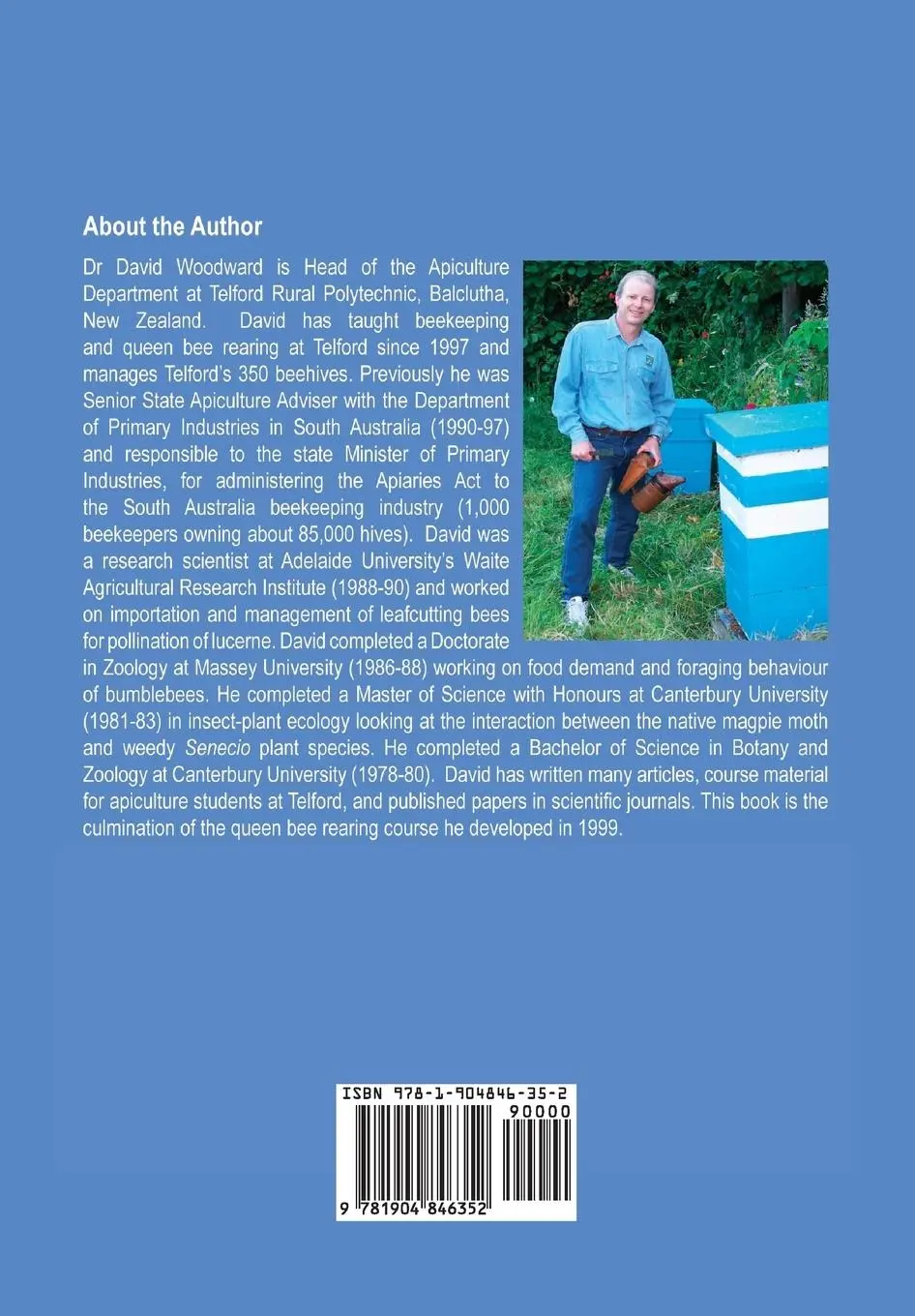 Rückseite: 9781904846352 | Queen Bee | Biology, Rearing and Breeding | David R Woodward | Buch