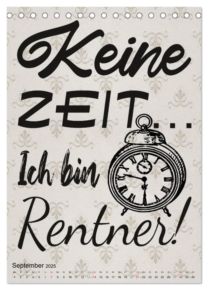 Bild: 9783435906352 | Coole Sprüche zum Ruhestand (Tischkalender 2025 DIN A5 hoch),...