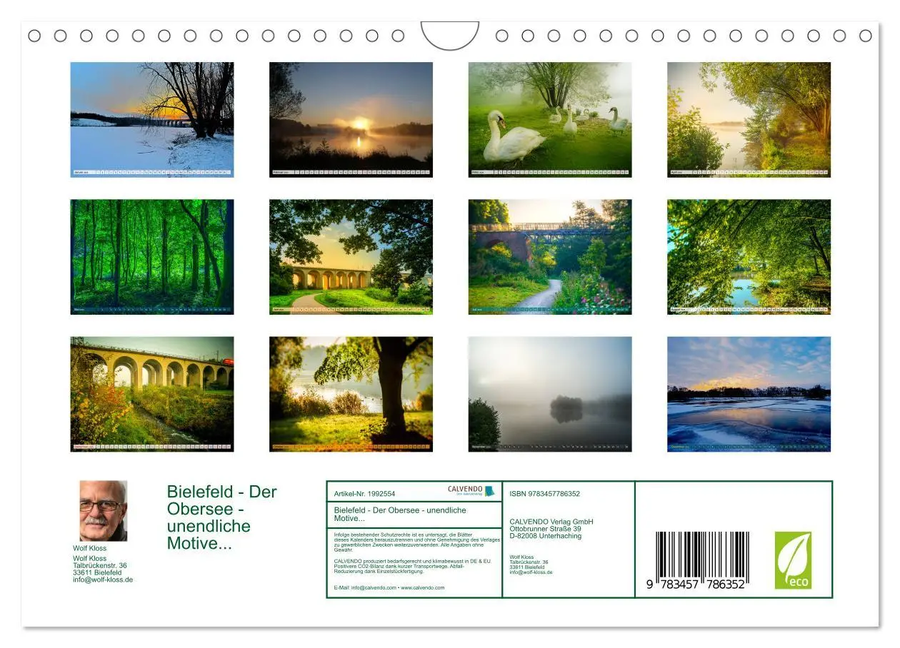 Bild: 9783457786352 | Bielefeld - Der Obersee - unendliche Motive... (Wandkalender 2026...