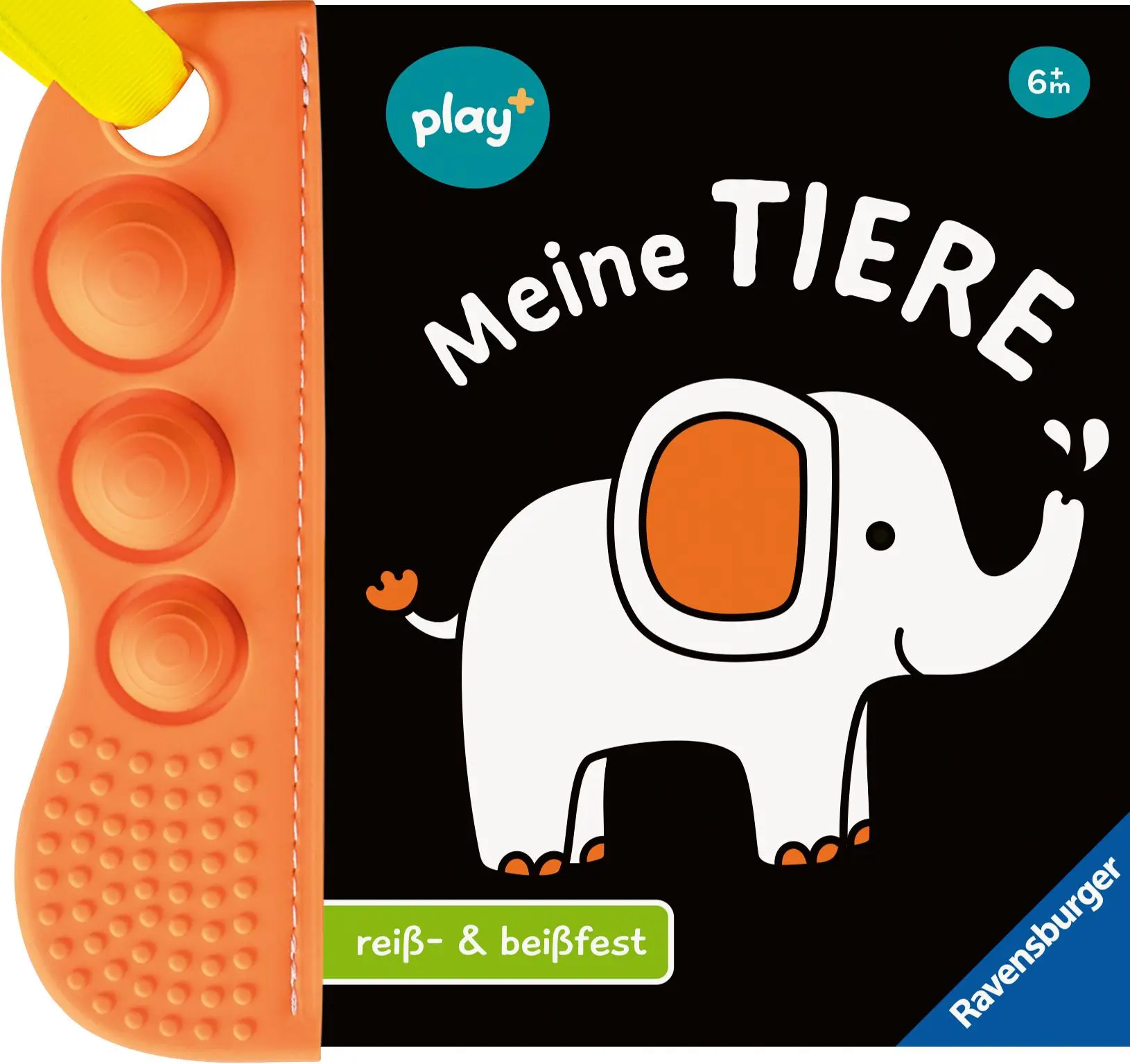 Cover: 9783473456352 | Play+ flip&amp;pop Meine Tiere - ab 6 Monate | Mein allererstes Beißbuch