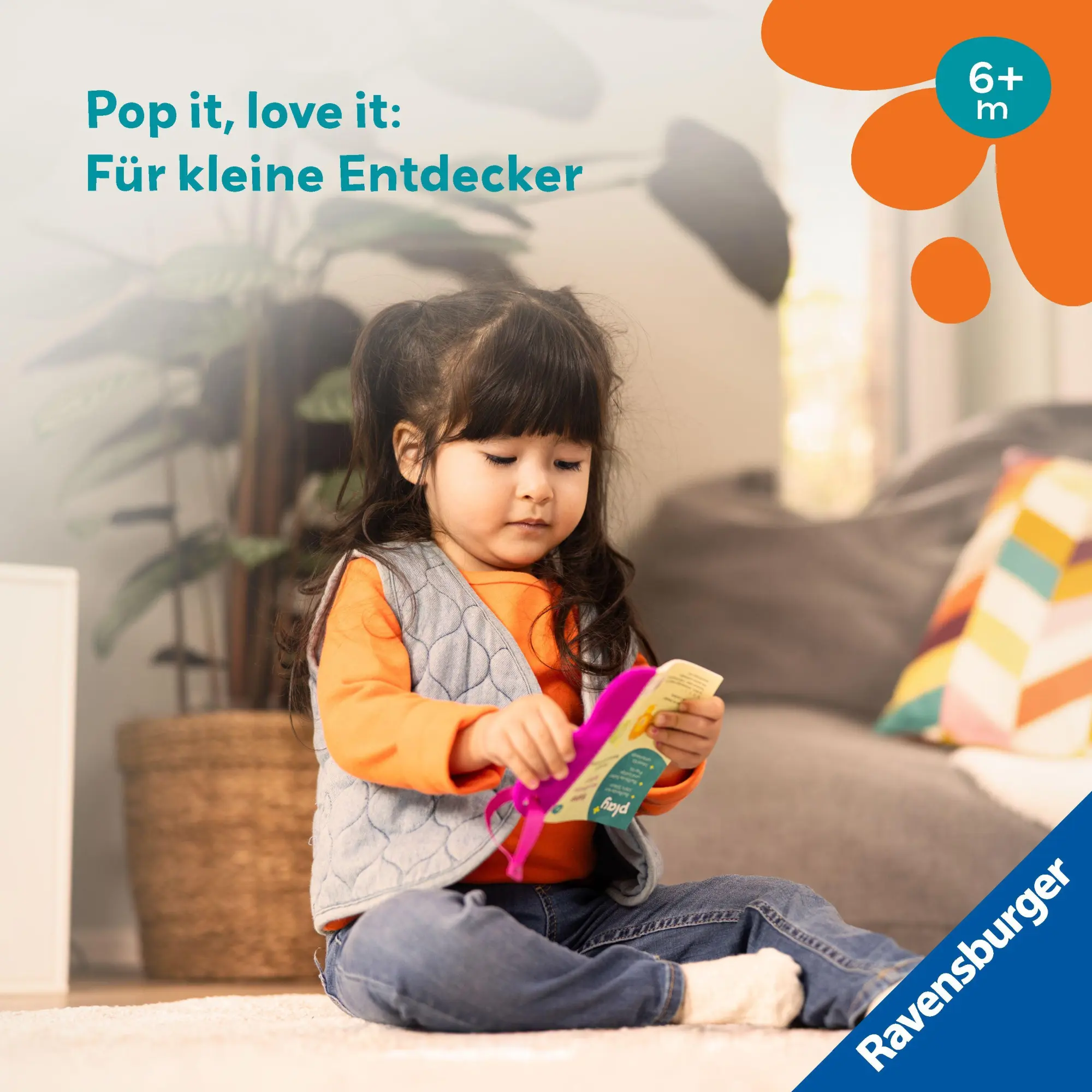 Bild: 9783473456352 | Play+ flip&amp;pop Meine Tiere - ab 6 Monate | Mein allererstes Beißbuch