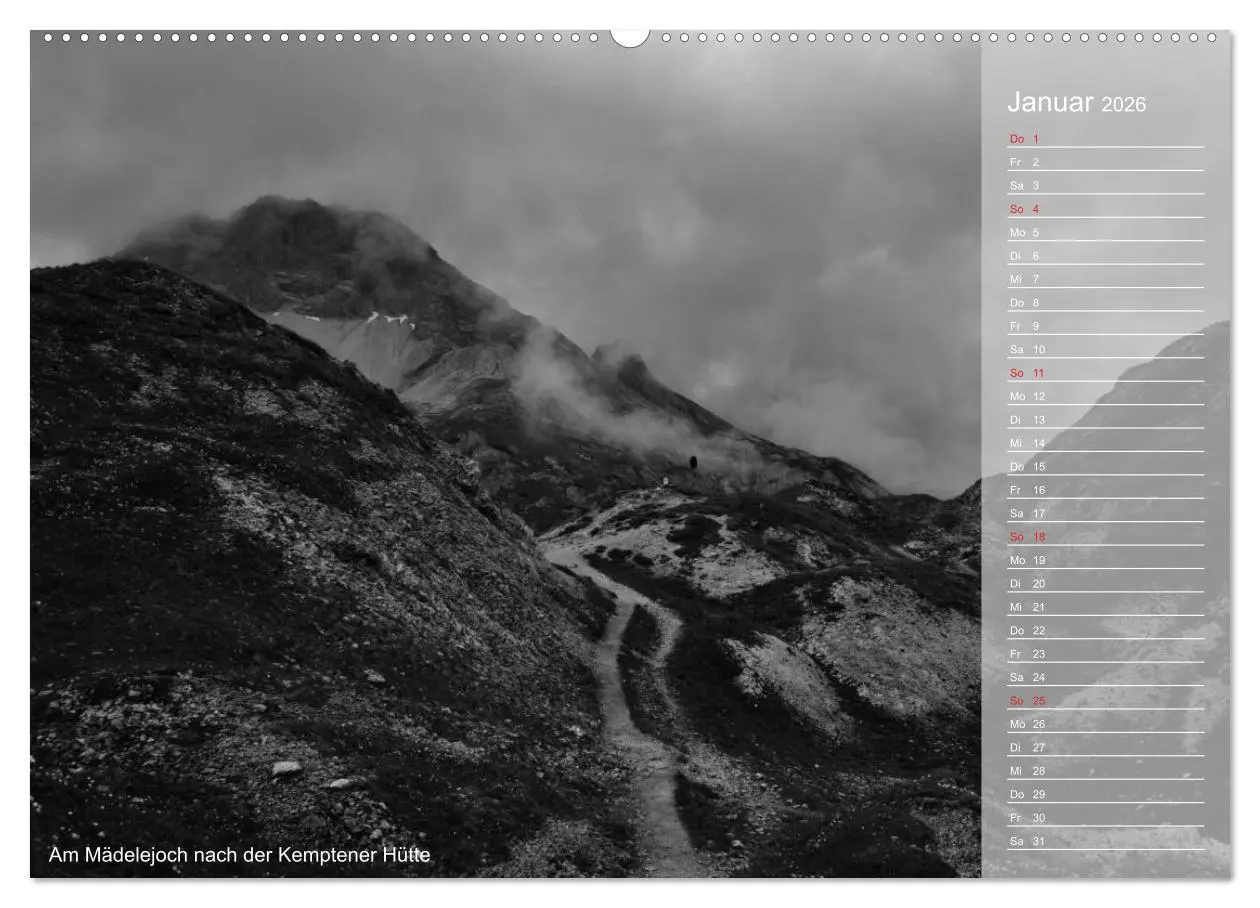 Bild: 9783516186352 | Alpenüberquerung (hochwertiger Premium Wandkalender 2026 DIN A2...