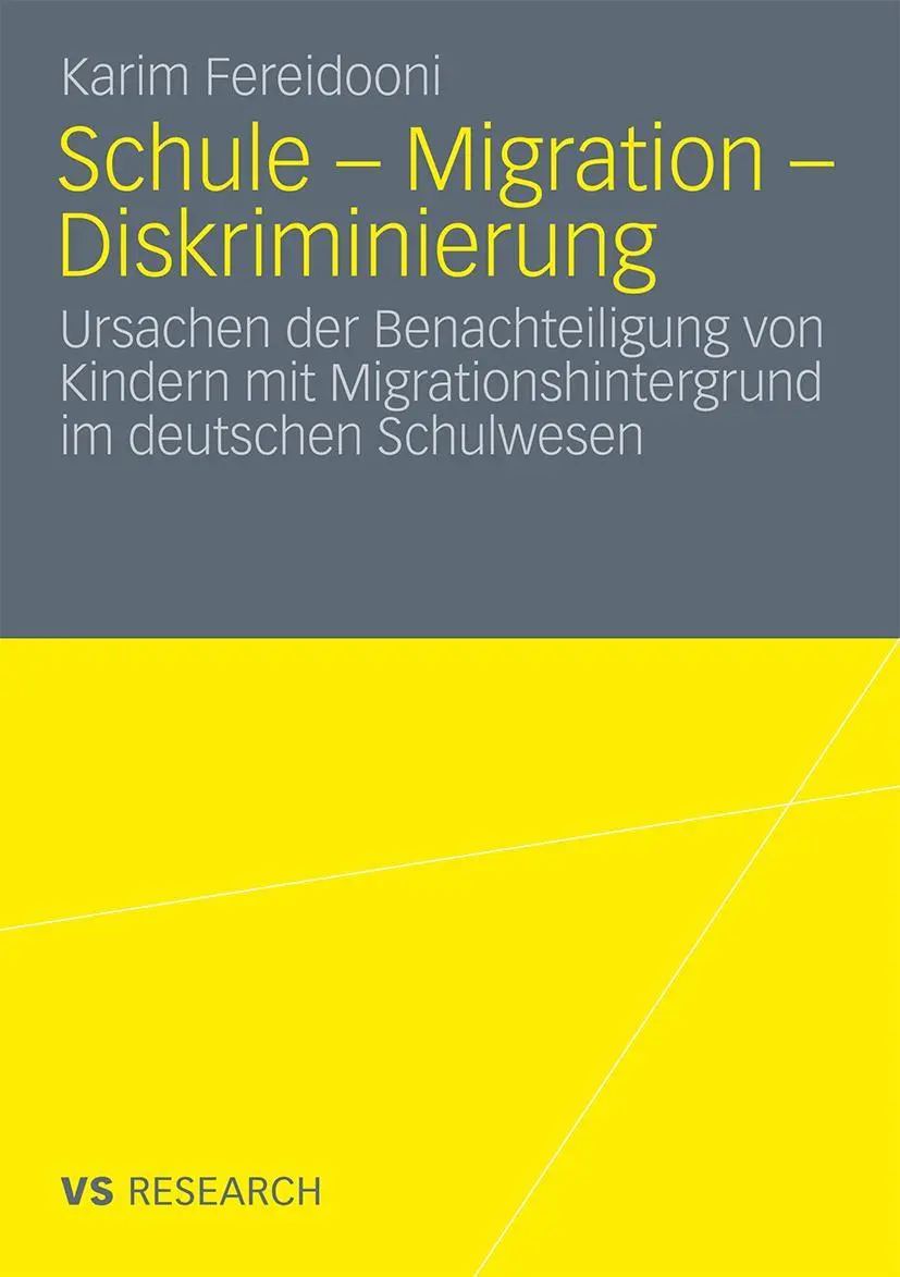Cover: 9783531176352 | Schule - Migration - Diskriminierung | Karim Fereidooni | Taschenbuch