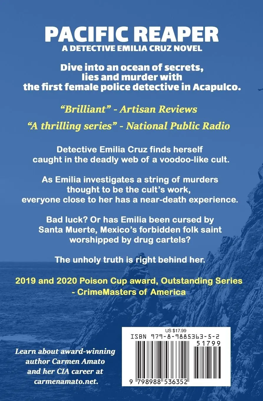 Rückseite: 9798988536352 | Pacific Reaper | A Detective Emilia Cruz Novel | Carmen Amato | Buch