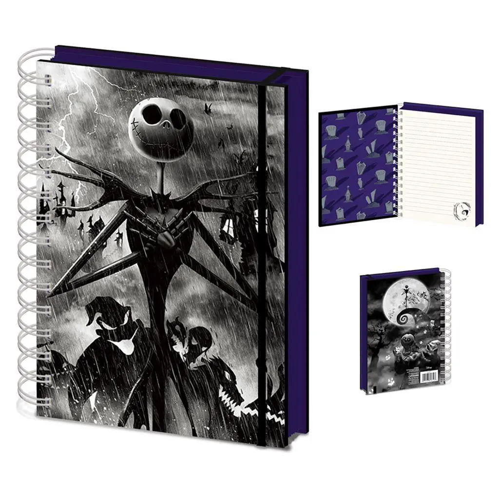 NIGHTMARE BEFORE CHRISTMAS (SERIOUSLY SPOOKY) A5 3D NOTEBOOK