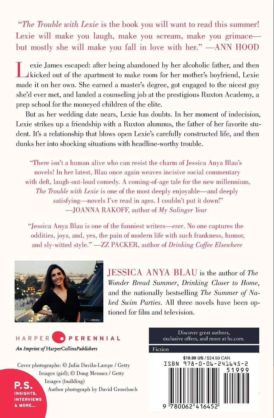 Rückseite: 9780062416452 | TROUBLE W/LEXIE PB | Jessica Anya Blau | Taschenbuch | Englisch | 2018