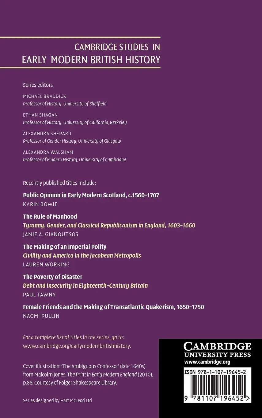 Rückseite: 9781107196452 | England's Second Reformation | Anthony Milton | Buch | Gebunden | 2021