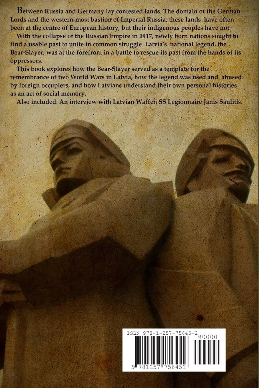 Rückseite: 9781257756452 | Bear-Slayers - Latvian Myth, Memory, and the World Wars | S. Kiersons