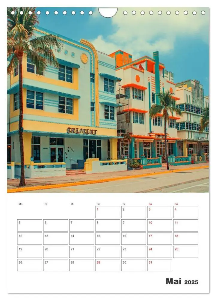 Bild: 9783457156452 | Miami - Reiseplaner (Wandkalender 2025 DIN A4 hoch), CALVENDO...