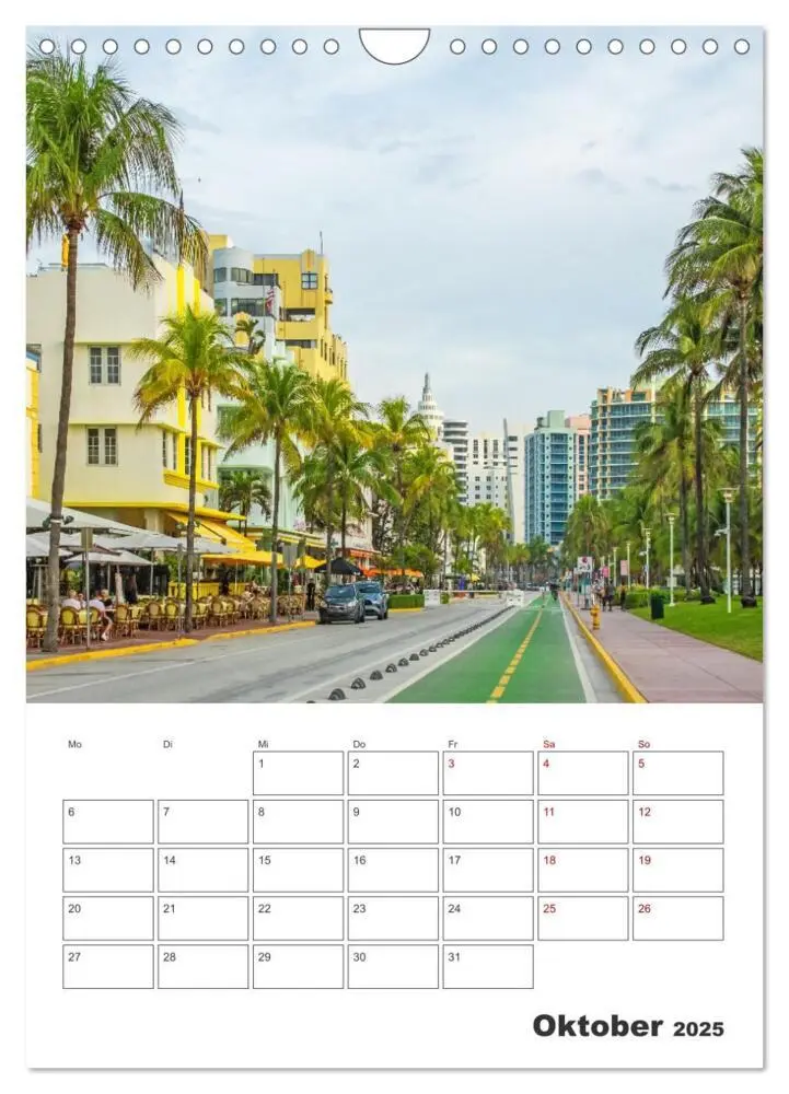 Bild: 9783457156452 | Miami - Reiseplaner (Wandkalender 2025 DIN A4 hoch), CALVENDO...