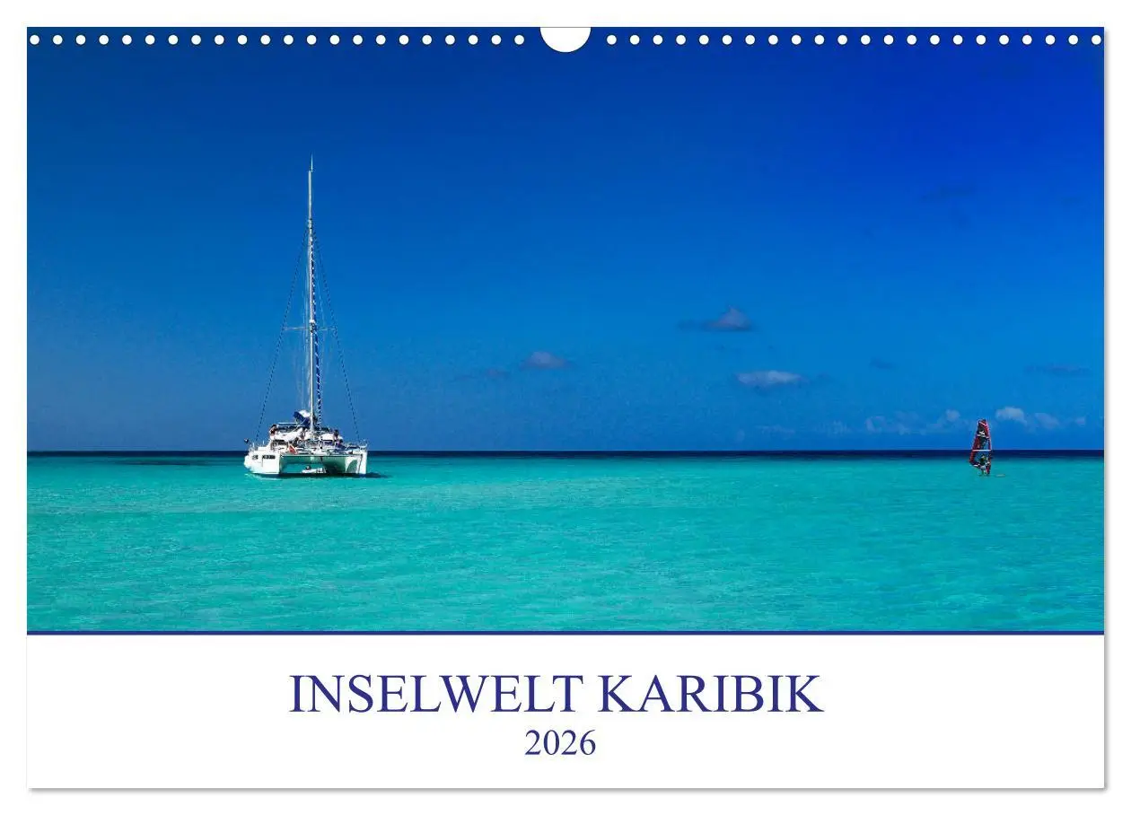 Cover: 9783457916452 | Inselwelt Karibik (Wandkalender 2026 DIN A3 quer), CALVENDO...