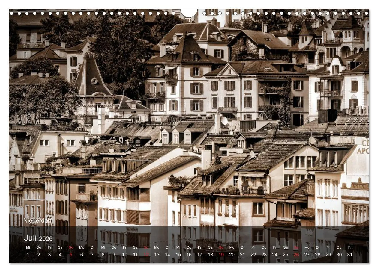 Bild: 9783516176452 | Gutes altes Zürich (Wandkalender 2026 DIN A3 quer), CALVENDO...