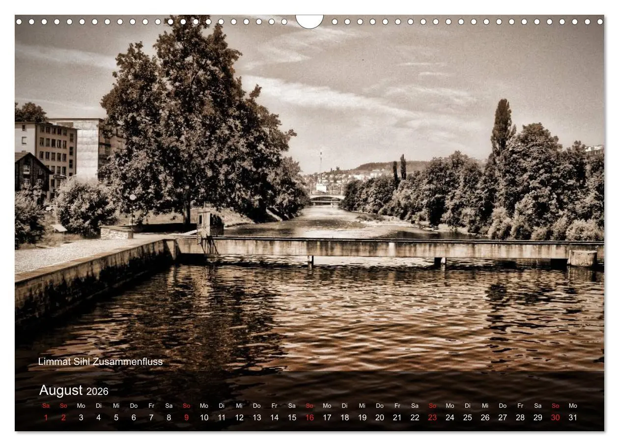 Bild: 9783516176452 | Gutes altes Zürich (Wandkalender 2026 DIN A3 quer), CALVENDO...