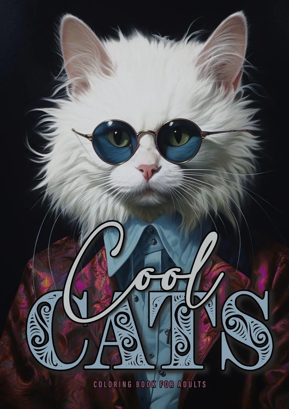 Coole Katzen Malbuch für Erwachsene - Monsoon Publishing Musterstück Grafik Kartoniert (TB)
