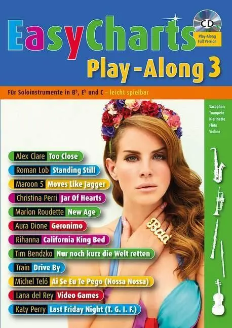 Cover: 9783795746452 | Easy Charts Play-Along 3 | Uwe Bye | Music Factory | Buch | Deutsch
