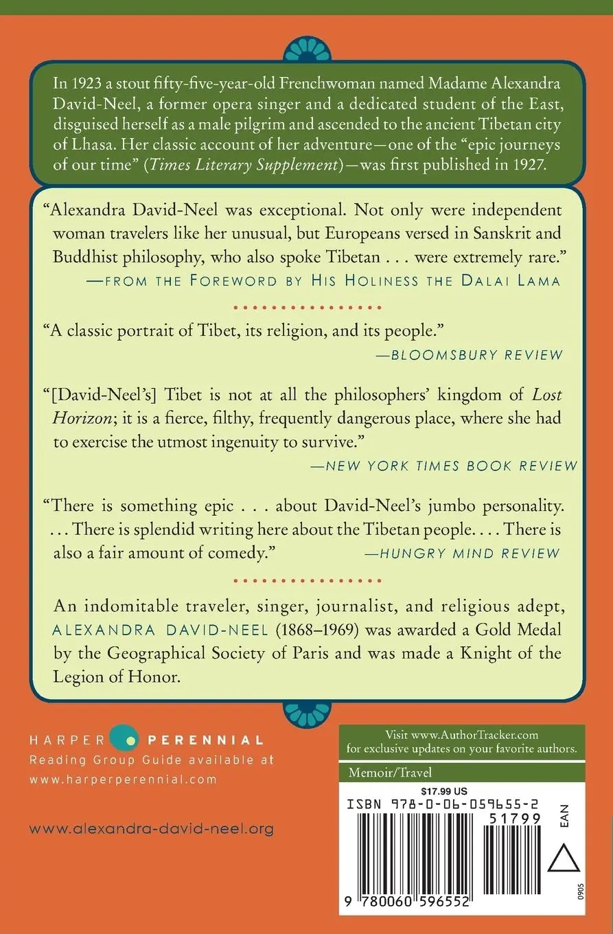 Rückseite: 9780060596552 | My Journey to Lhasa | Alexandra David-Neel | Taschenbuch | Englisch