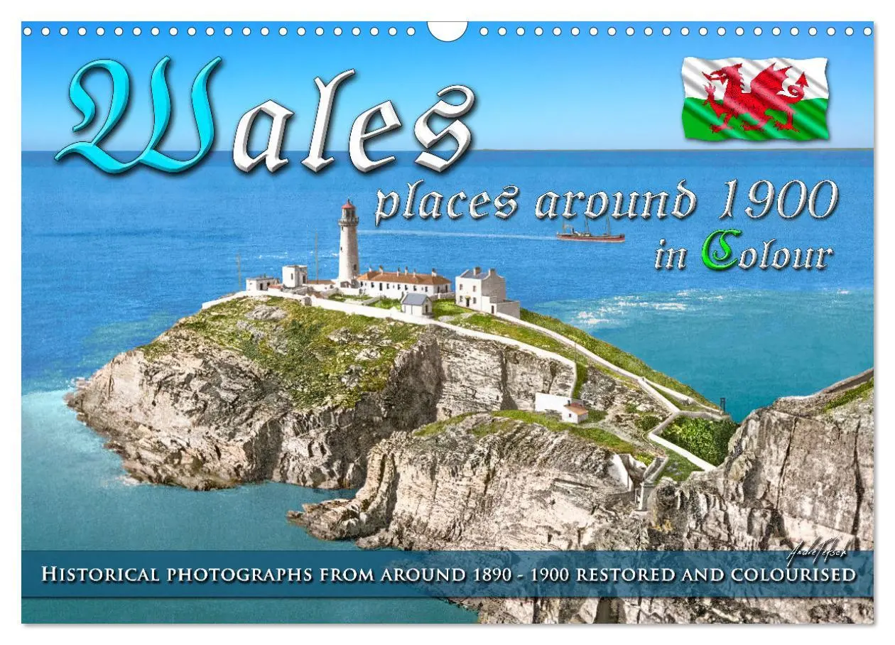 Cover: 9781325986552 | Wales around 1900 - photos restored and colourised (Wall Calendar...