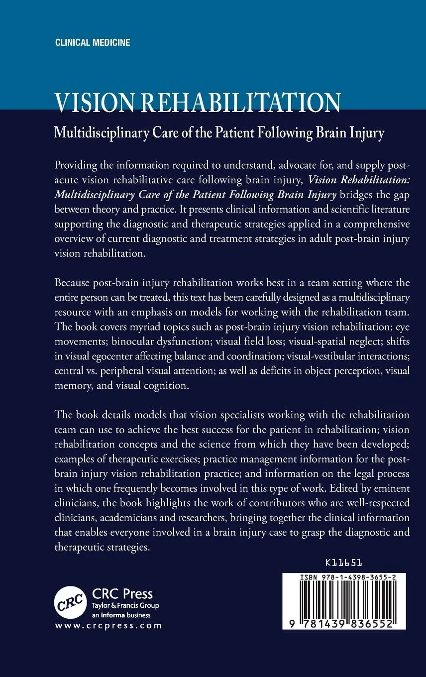 Rückseite: 9781439836552 | Vision Rehabilitation | Penelope S. Suter (u. a.) | Buch | Englisch