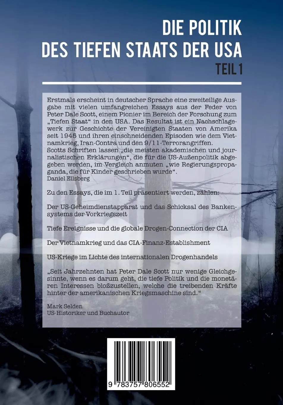 Rückseite: 9783757806552 | Die Politik des Tiefen Staats der USA | Peter Dale Scott | Taschenbuch
