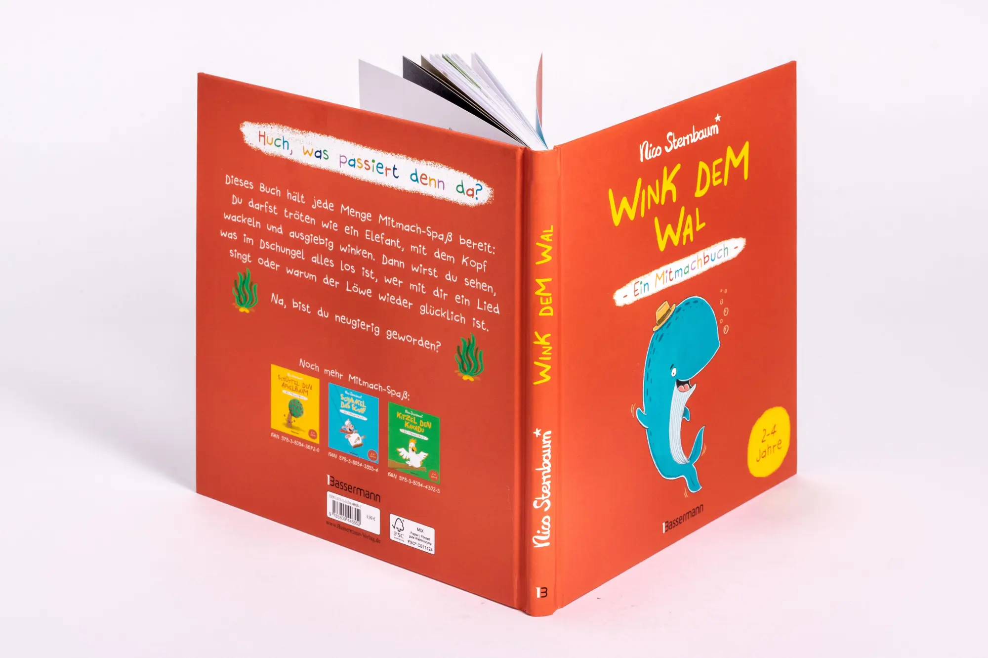 Bild: 9783809446552 | Wink dem Wal - Ein Mitmachbuch zum Schütteln, Schaukeln, Pusten,...