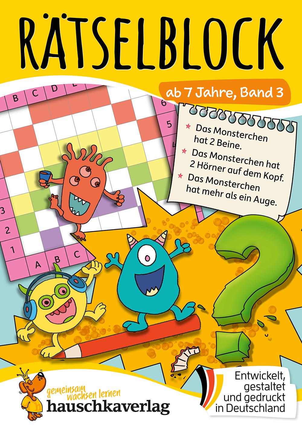 Cover: 9783881006552 | Rätselblock ab 7 Jahre, Band 3 | Agnes Spiecker | Taschenbuch | 64 S.