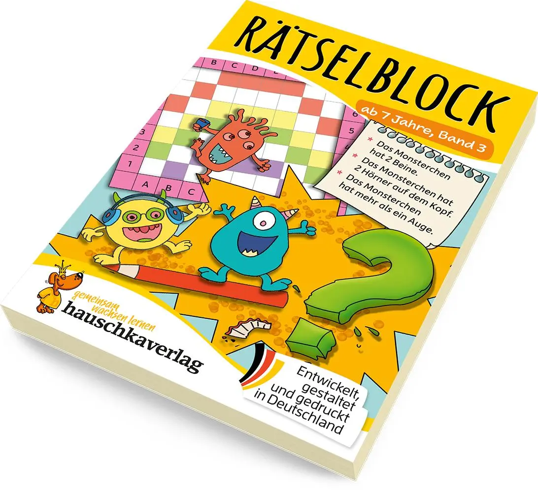 Bild: 9783881006552 | Rätselblock ab 7 Jahre, Band 3 | Agnes Spiecker | Taschenbuch | 64 S.