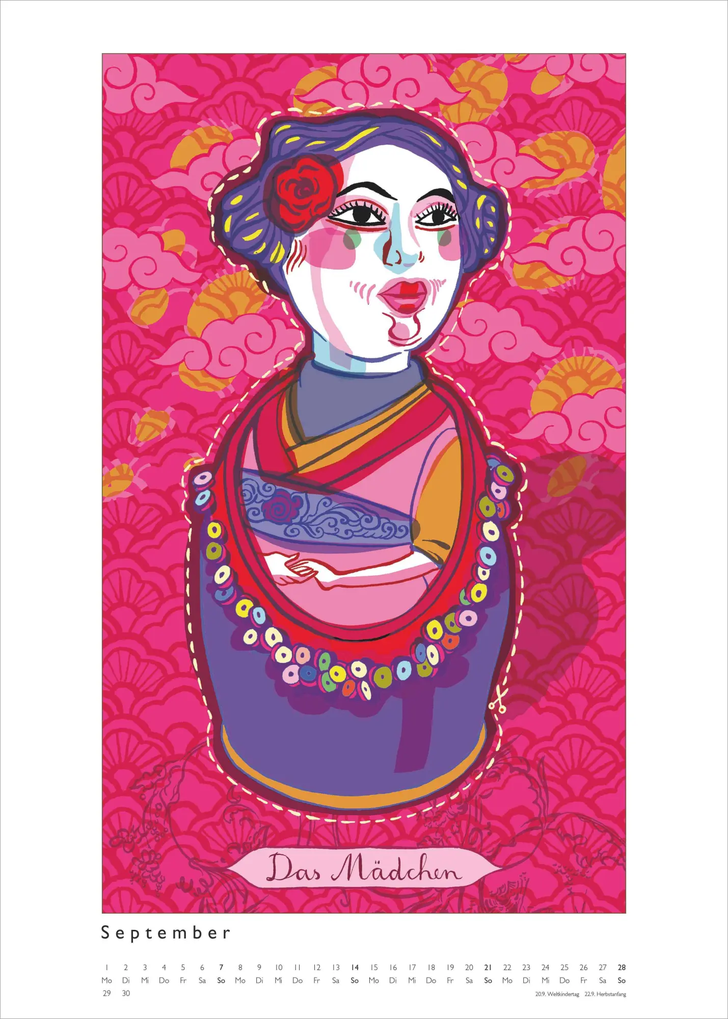 Bild: 4069095006652 | Kat Menschik illustriert Literatur - Literarischer Posterkalender...