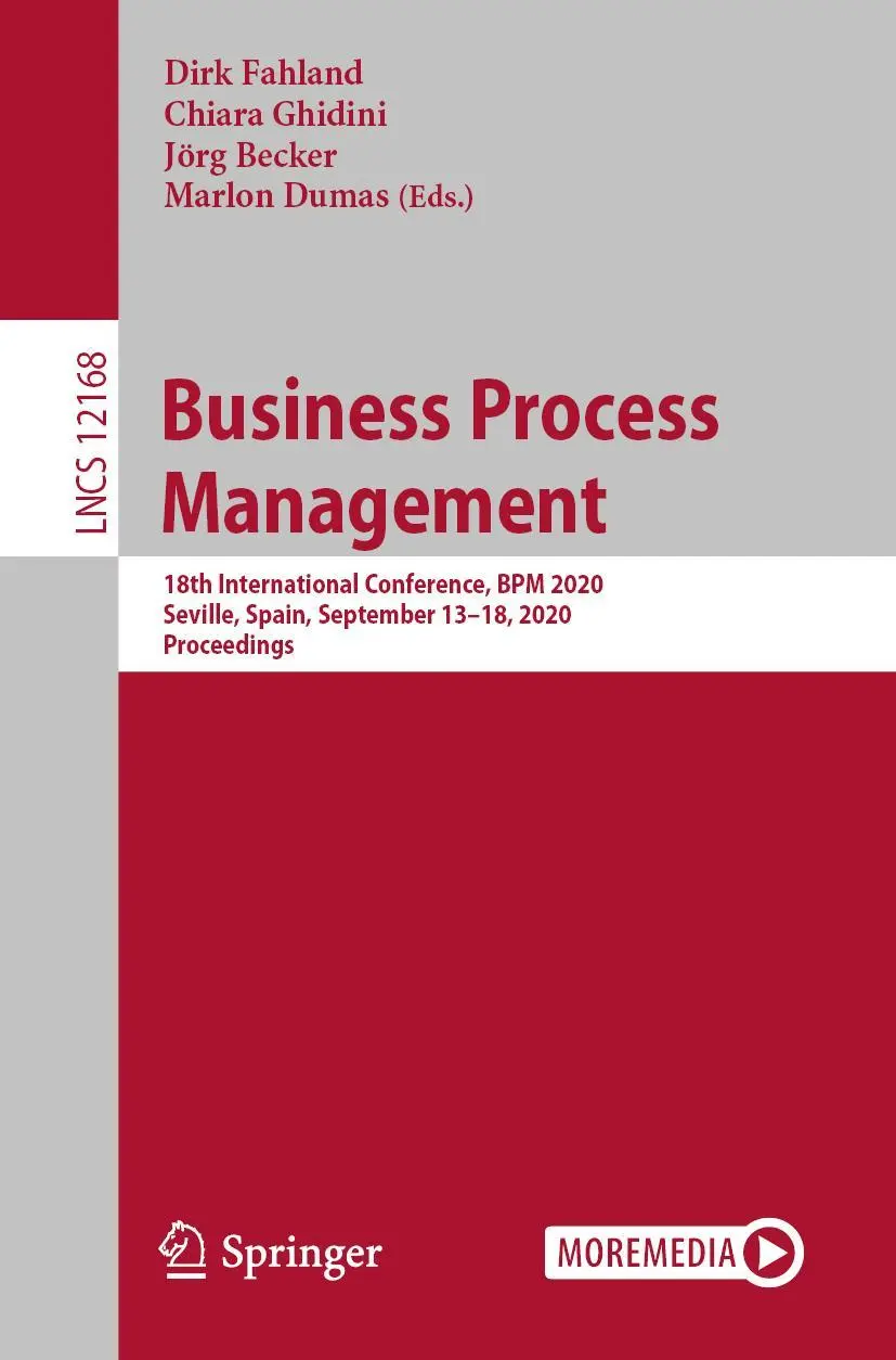 Cover: 9783030586652 | Business Process Management | Dirk Fahland (u. a.) | Taschenbuch