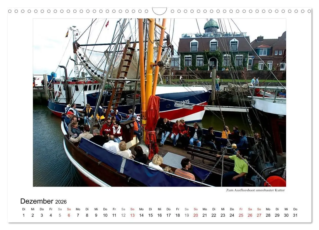 Bild: 9783516226652 | Krabbenkutter in Ostfriesland (Wandkalender 2026 DIN A3 quer),...