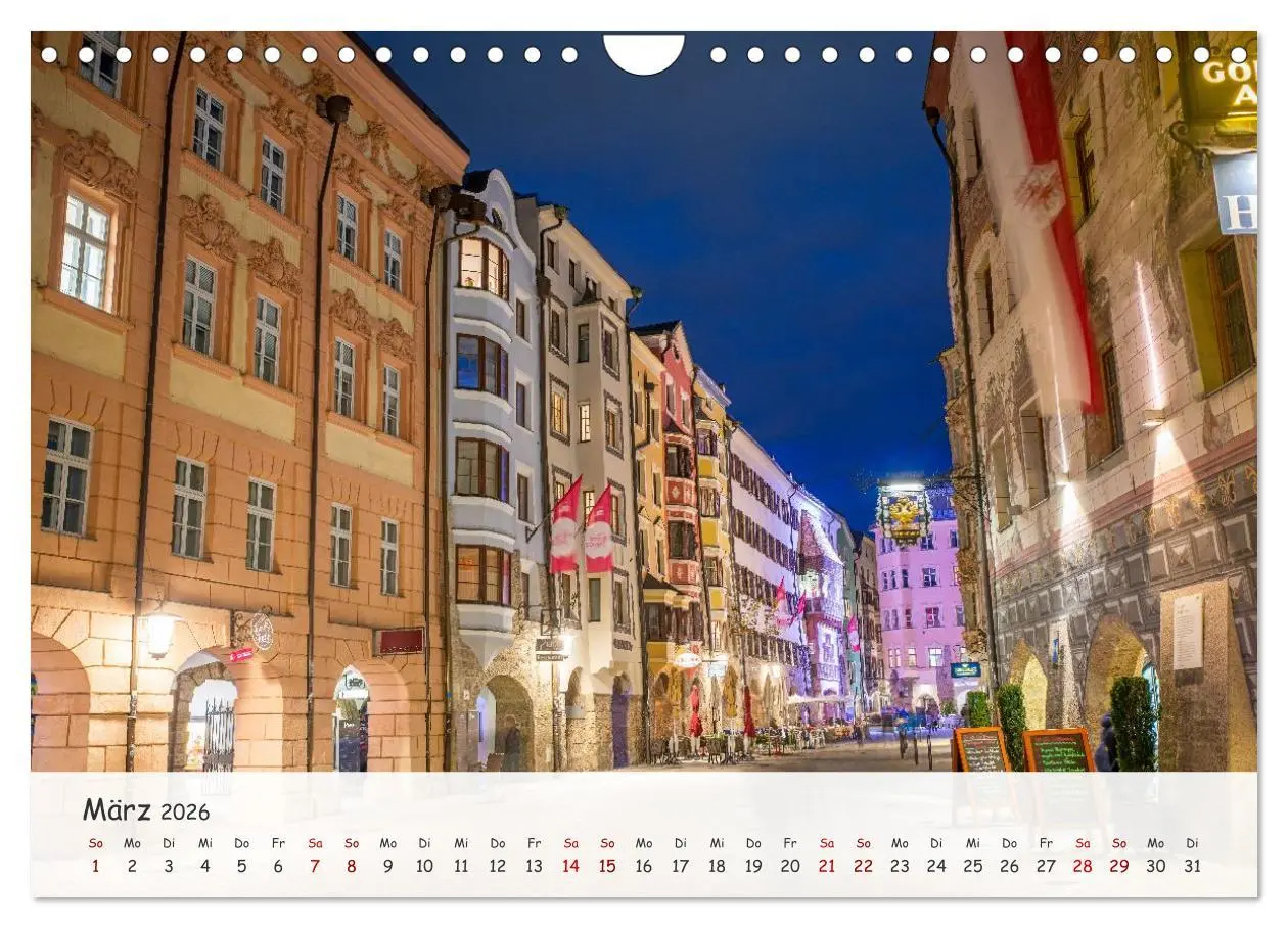 Bild: 9783516606652 | Innsbruck - Die schöne Hauptstadt Tirols (Wandkalender 2026 DIN A4...