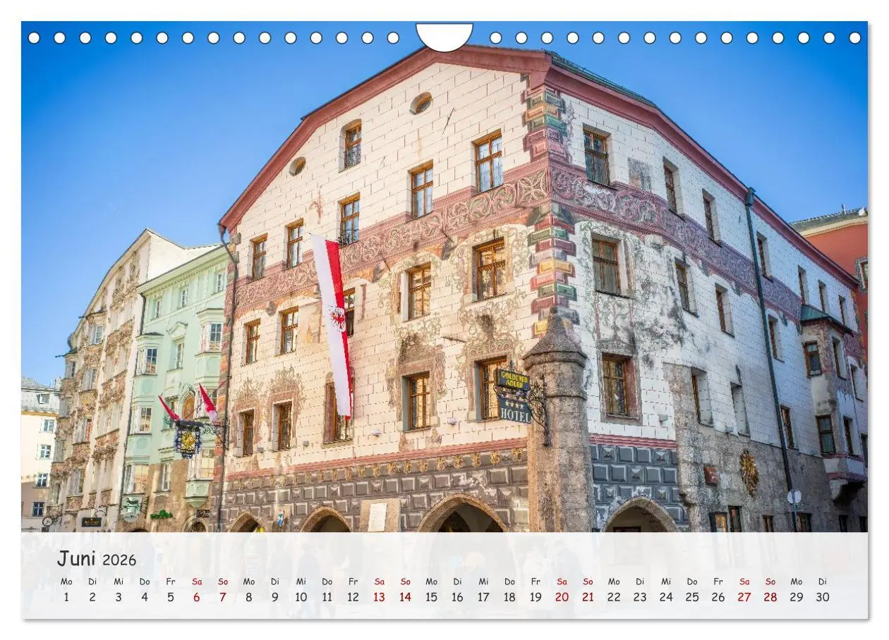 Bild: 9783516606652 | Innsbruck - Die schöne Hauptstadt Tirols (Wandkalender 2026 DIN A4...