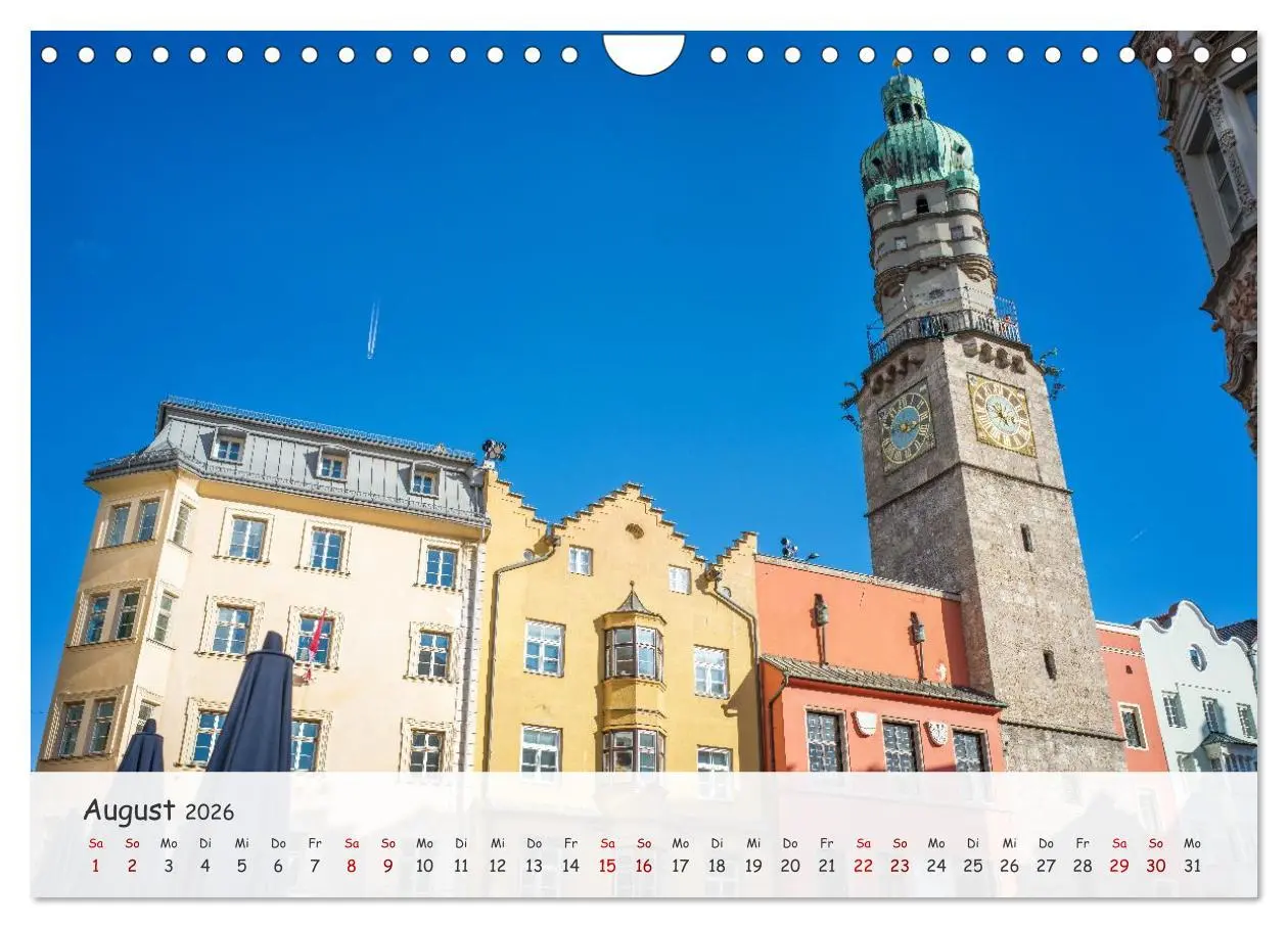Bild: 9783516606652 | Innsbruck - Die schöne Hauptstadt Tirols (Wandkalender 2026 DIN A4...