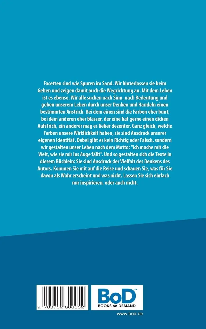 Rückseite: 9783752606652 | Facetten des Lebens | Auf der Suche nach Bedeutung | Nungäßer | Buch